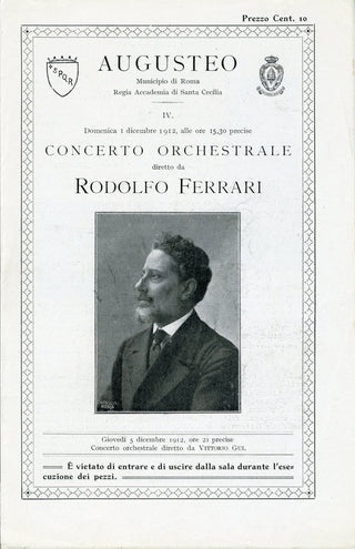 [Strauss, Richard. (1864–1949)] [Toscanini, Arturo. (1867–1957)] [Widor, Charles-Marie. (1844–1937)] [D'Indy, Vincent. (1851–1931)] [Mascagni, Pietro. (1862–1945)] [Walter, Bruno. (1876–1962)] [Mancinelli, Luigi. (1848–1921)] [Mengelberg, Willem. (1871–19