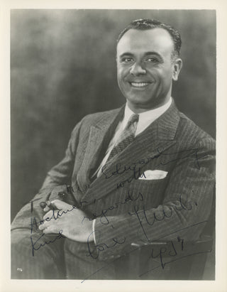 Iturbi, José. (1895–1980) Signed Photograph to the Box Office Treasurer of the New York Philharmonic