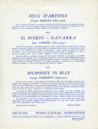 Iturbi, José. (1895–1980) Signed Program