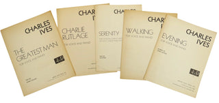 Ives, Charles. (1874–1954) Collection of Printed Vocal and Instrumental Music