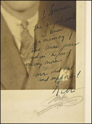 [History] Kennedy, John F. (1917–1963) The Earliest Known Signed Photograph of Kennedy, inscribed in high school  to his lifelong best friend, Lem.