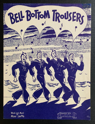 [Sailor Style] Jaffe, Moe. (1901–1972) "Bell Bottom Trousers" - Sheet Music