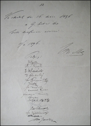 Janacek, Leos. (1854 - 1928) Signed Document