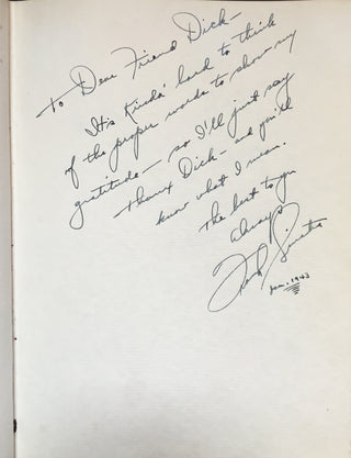 [Autograph Album] Sinatra, Frank. (1915–1998) & Ellington, Duke. (1899–1974) & Calloway, Cab. (1907–1994) & Krupa, Gene. (1909–1973) & Adler, Larry. (1914–2001) & Dorsey, Jimmy. (1904–1957) & Dorsey, Tommy. (1905–1956) & Sullivan, Ed. (1901–1974) & Crosby