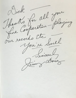 [Autograph Album] Sinatra, Frank. (1915–1998) & Ellington, Duke. (1899–1974) & Calloway, Cab. (1907–1994) & Krupa, Gene. (1909–1973) & Adler, Larry. (1914–2001) & Dorsey, Jimmy. (1904–1957) & Dorsey, Tommy. (1905–1956) & Sullivan, Ed. (1901–1974) & Crosby