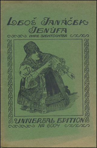 Janacek, Leos. (1854 - 1928) Jenufa. Libretto