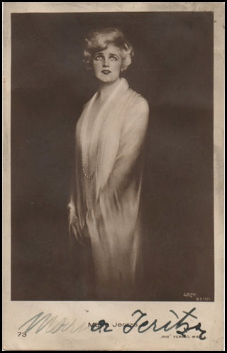 Jeritza, Maria. (1887–1982) Signed Photograph