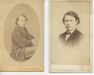 Joachim, Joseph.  (1831-1907) Two Early CDV Photographs