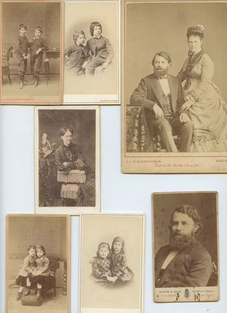 Joachim, Joseph.  (1831-1907) Joachim and Family - Collection of original photographs