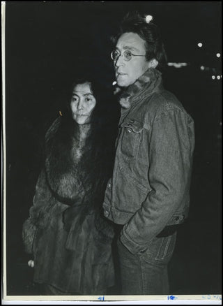 [Beatles] Lennon, John. (1940 - 1980) & Ono, Yoko. (b.1933) Original 1976 Photograph