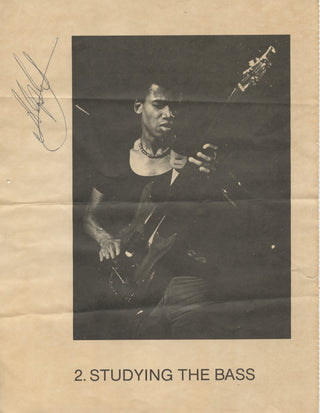 Johnson, Alphonso. (b. 1951) Signed Photograph