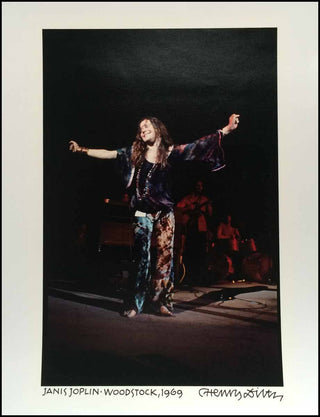 [Jazz &amp; Song] Joplin, Janis. (1943 - 1970) [Diltz, Henry.] Hollywood Bowl, July 5, 1968 - Original Photograph