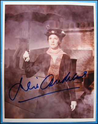 [Hollywood] Andrews, Julie. (b. 1935) Signed Photograph from "Mary Poppins."