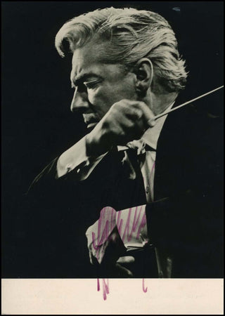 Karajan, Herbert von. (1908–1989) Signed Photograph