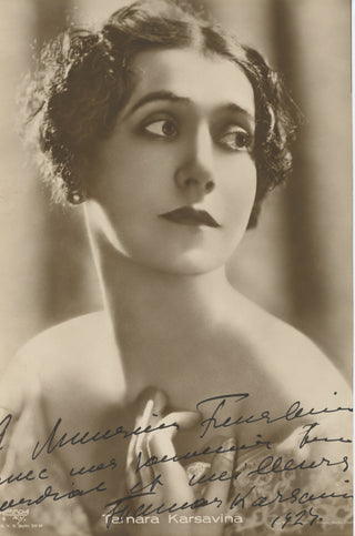 Karsavina, Tamara. (1885–1978) Signed Photograph