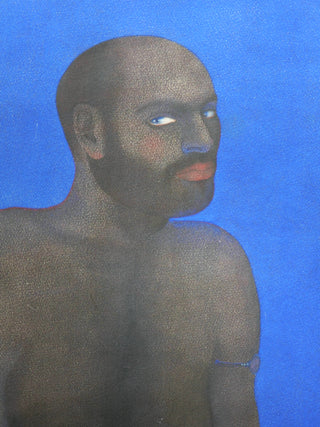 Kazim, Ali. (b. 1979) Untitled (Man on blue), 2005