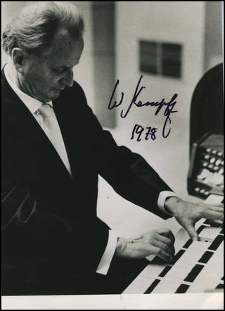 Kempff, Wilhelm. (1895–1991) Signed Photograph