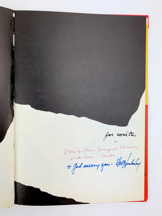 Kent, Corita. (1918–1986) & Huckaby, Gerald. (1933 - 2017) [Shriver, Sargent. (1915 - 2011)] City, Uncity - SIGNED TO MR. + MRS. SARGENT SHRIVER