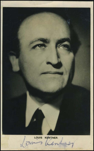 Kentner, Louis. (1905 - 1987) Signed Photograph