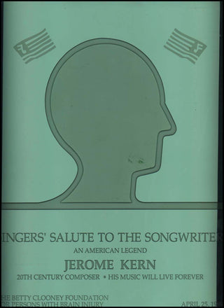 [Kern, Jerome. (1885–1945)] "Singer's Salute to the Songwriter" Award