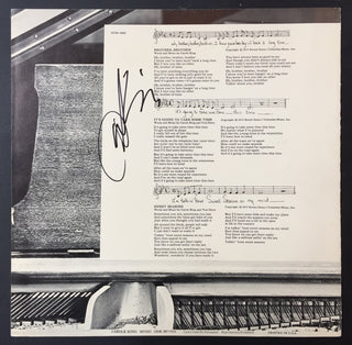 King, Carole. (b. 1942) Signed Liner Notes from "Music"