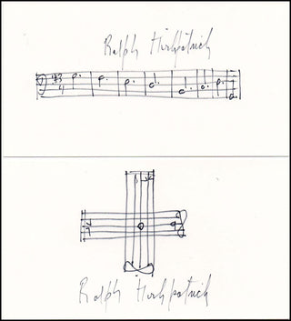 Kirkpatrick, Ralph. (1911 - 1984) Autograph Musical Quotations