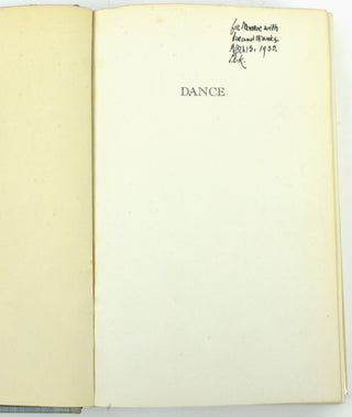 Kirstein, Lincoln. (1907 - 1996) Dance: A Short History of Class Theatrical Dancing - INSCRIBED TO MONROE WHEELER