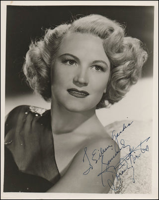 Kirsten, Dorothy. (1910 - 1992) Signed Photograph