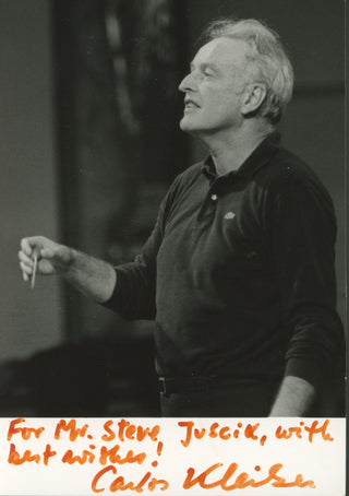 Kleiber, Carlos. (1930–2004) Signed Photograph