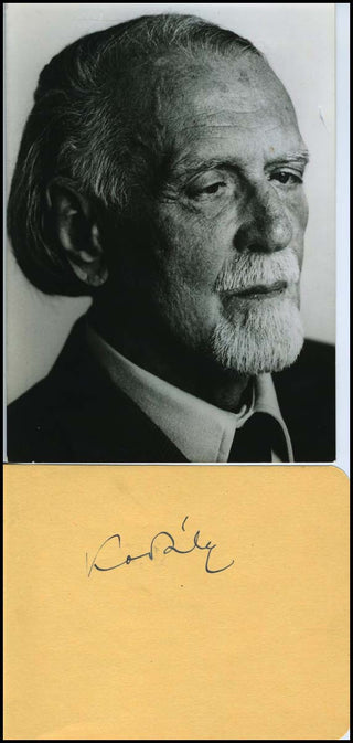 Kodály, Zoltán. (1882-1967) Autograph Signature & Original Photograph