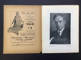 [Koussevitzky, Serge. (1874-1951) & Prokofiev, Sergei. (1891-1953) & Rimsky-Korsakow, Nikolai. (1844-1908) & Mussorgsky, Modest. (1839-1881) & Duke, Vernon. (1903-1969) & Koechlin, Charles. (1867-1950)] Grands Concerts Symphoniques - Rare Original Program