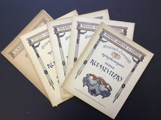 [Koussevitzky, Serge. (1874-1951) & Prokofiev, Sergei. (1891-1953) & Rimsky-Korsakow, Nikolai. (1844-1908) & Mussorgsky, Modest. (1839-1881) & Duke, Vernon. (1903-1969) & Koechlin, Charles. (1867-1950)] Grands Concerts Symphoniques - Rare Original Program