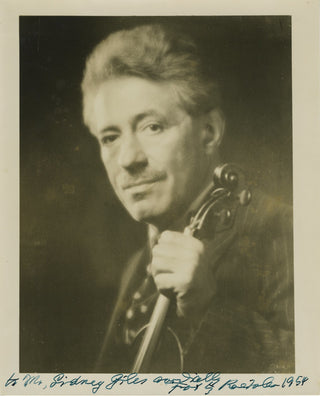 Kreisler, Fritz. (1875–1962) Signed Photograph