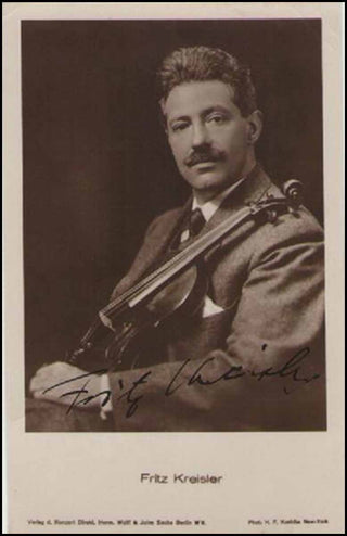 [Violinist] Kreisler, Fritz. (1875–1962) Signed Photograph