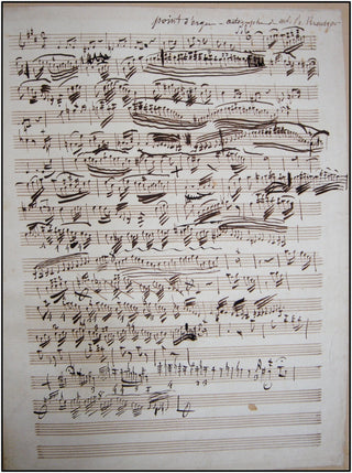 Kreutzer, Rodolphe. (1766-1831)  Six First Edition Violin Concerti, bound together with an Autograph Manuscript Cadenza