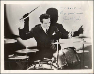 [Jazz & Song] Krupa, Gene. (1909 - 1973) Signed Photograph