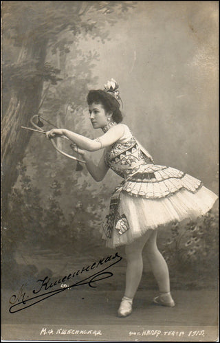 Kschessinskaya, Mathilde. (1872 - 1971) Rare Signed Photograph