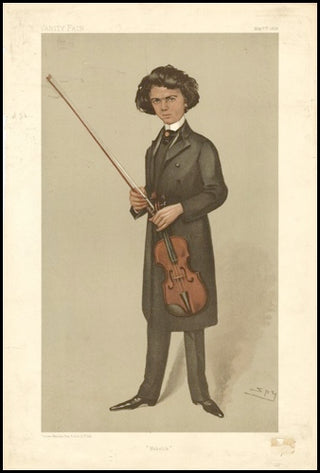 Kubelík, Jan. (1880–1940) Vanity Fair Caricature Portrait