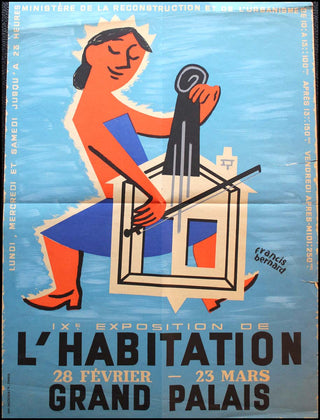 [Music Iconography] Bernard, Francis. (1900 - 1979) Exposition de l&apos;habitation au grand palais