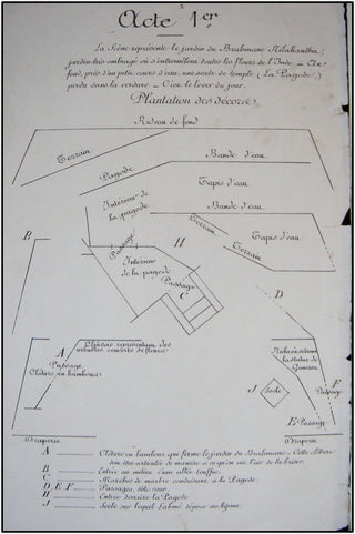 Delibes, Léo. (1836-1891) [Ponchard, Charles-Auguste Marie.  (1824-1891)] Rare French Promptbook for “Lakmé.”