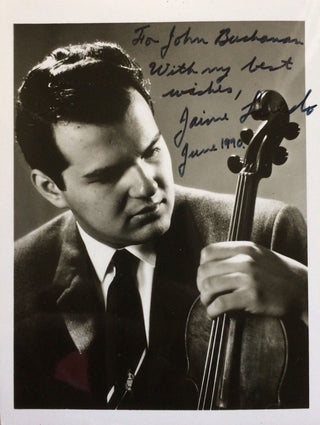 Laredo, Jamie. (b. 1941) Early Signed Photograph