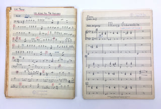 Laurel, Stan. (1890–1965) & Hardy, Oliver. (1892–1957) Collection of Autograph Sheet Music