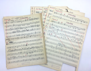 Laurel, Stan. (1890–1965) & Hardy, Oliver. (1892–1957) Collection of Autograph Sheet Music