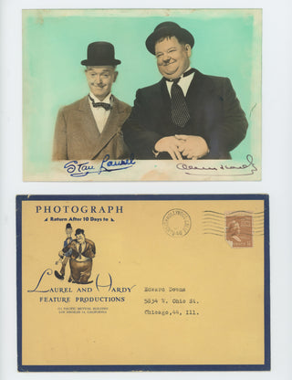 Laurel, Stan. (1890–1965) & Hardy, Oliver. (1892–1957) Signed Photograph