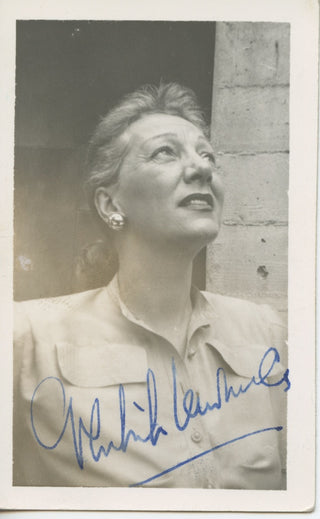 Lawrence, Gertrude. (1898–1952) Signed Photograph