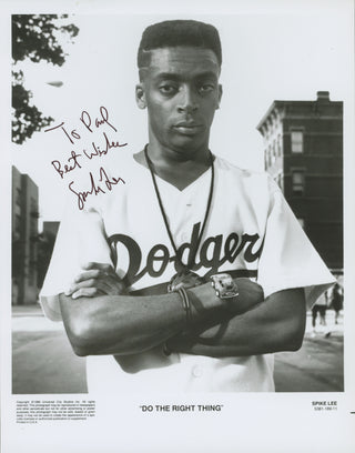 Lee, Spike. (b. 1957) "Do the Right Thing" - Signed Promotional Photograph