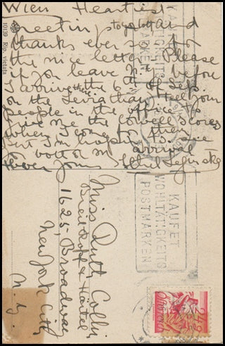 Leginska, Ethel. (1886-1970) Autograph Letter