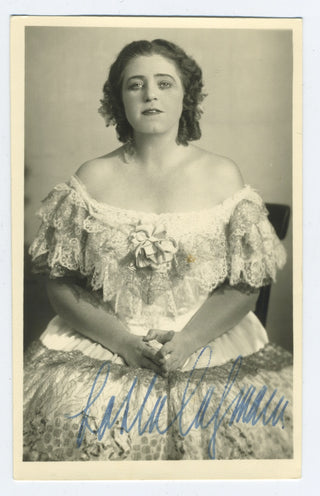 Lehmann, Lotte. (1888–1976) Signed Photograph