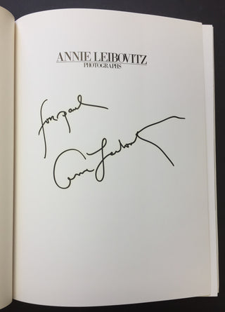 Leibovitz, Annie. (b. 1949) Annie Leibovitz: Photographs - SIGNED