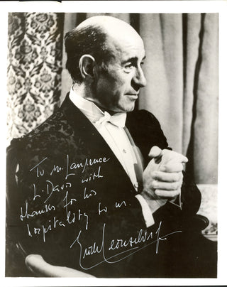 Leinsdorf, Erich. (1912–1993) Signed Photograph